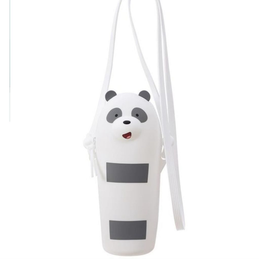 We Bare Bears Silicone Crossbody Bag Panda Kawaii Miniso Cartoon Network Kawaii
